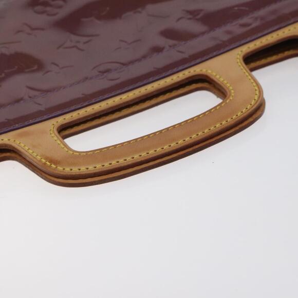 LOUIS VUITTON Monogram Vernis Stanton Tote Bag Purple Viole M91079 - Picture 7 of 12